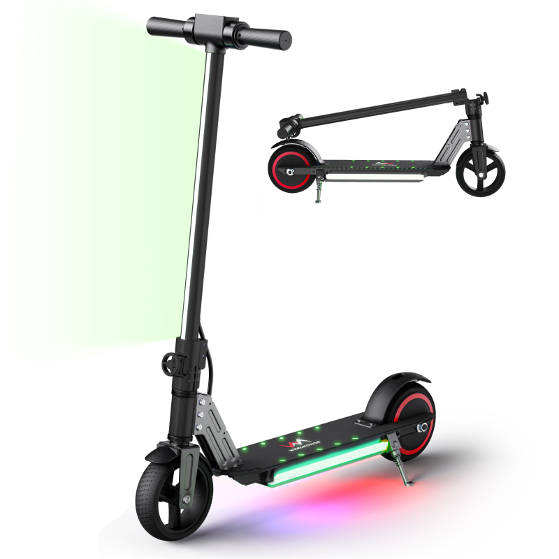 Portable Folding Electric Scooter, Lightweight Aluminum Alloy